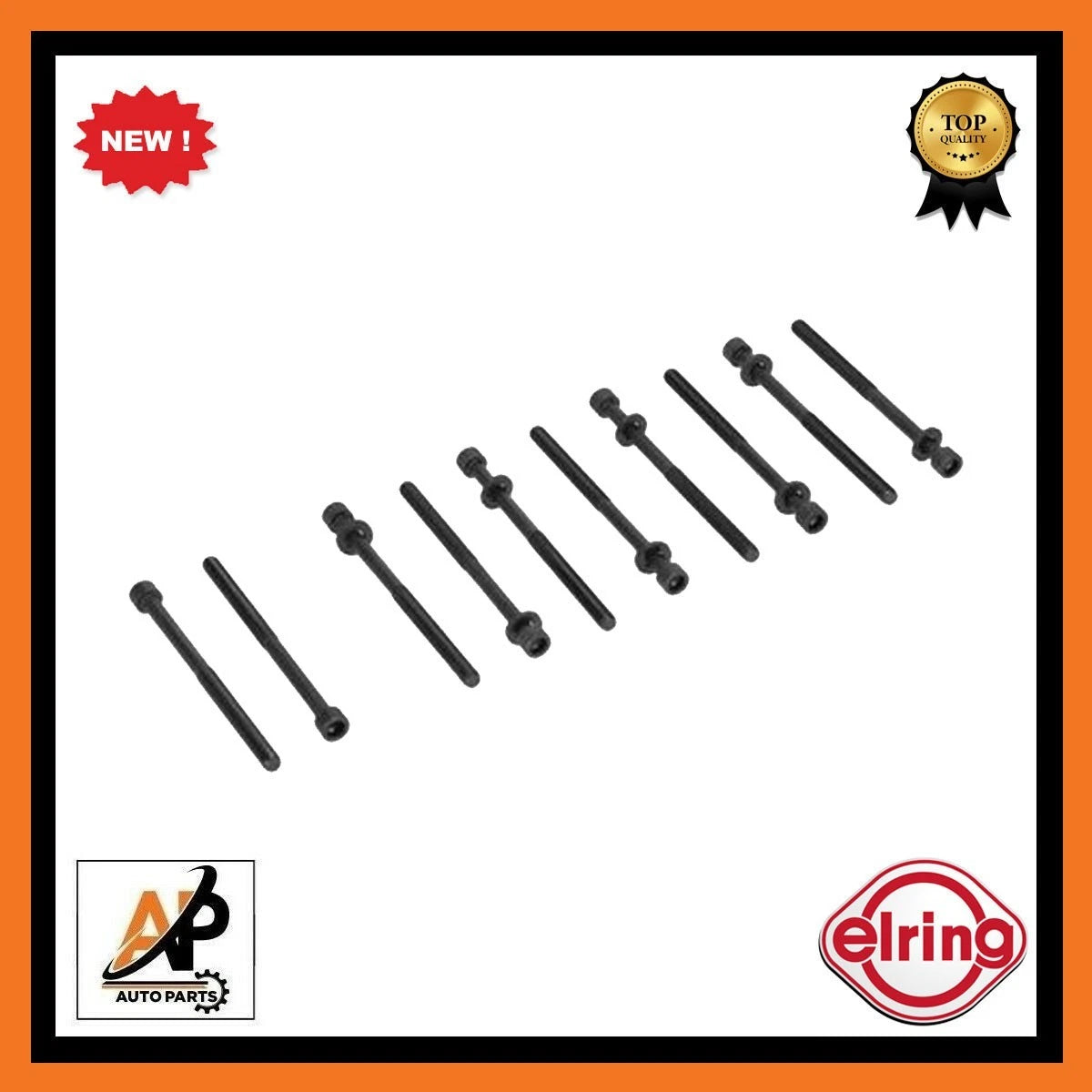 Cylinder Head Bolt Set Replacement for Elring Inokom G4KE (2009–2014)