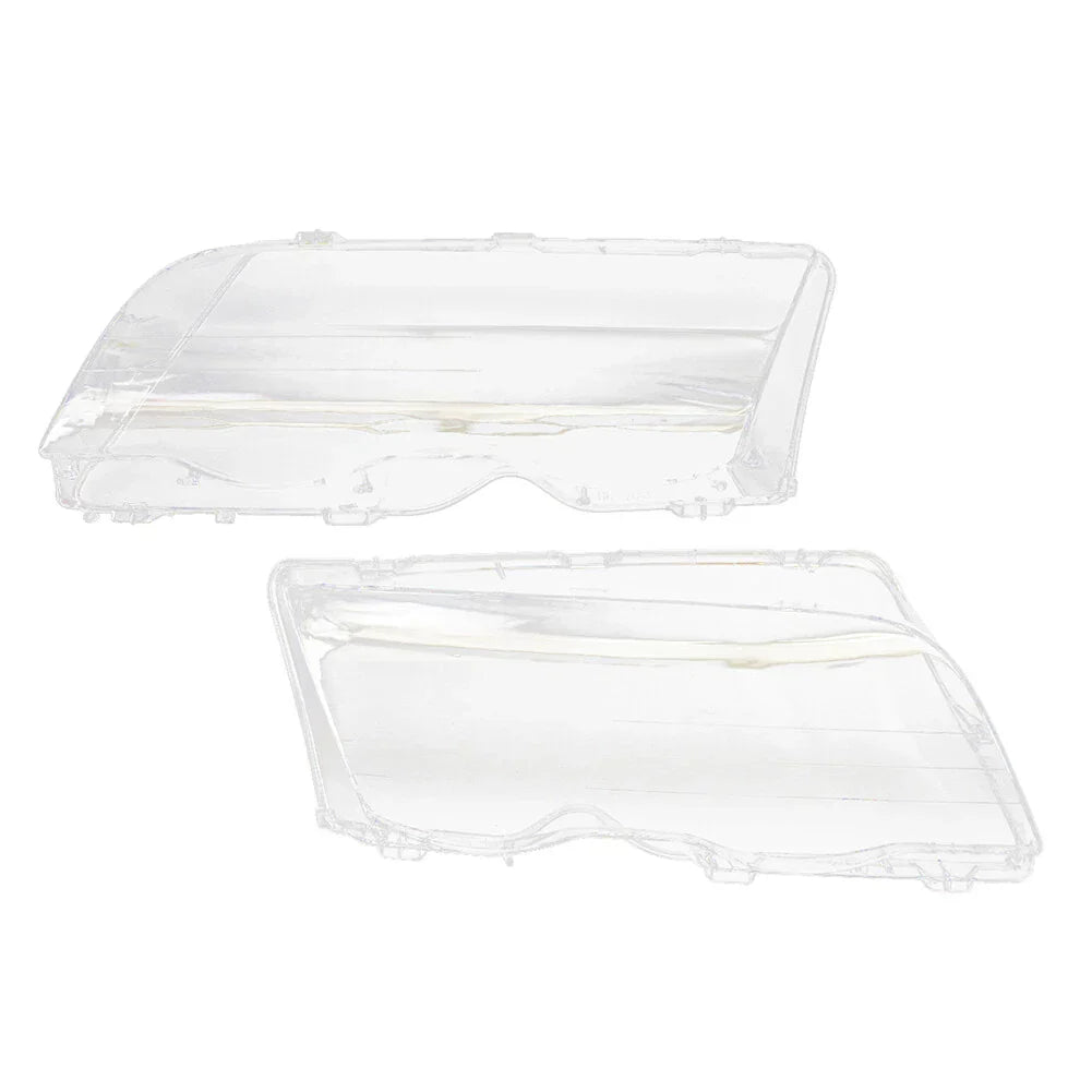 Headlight Lens Shell Cover for BMW 3 Series E46 Sedan (1998-2001) Clear