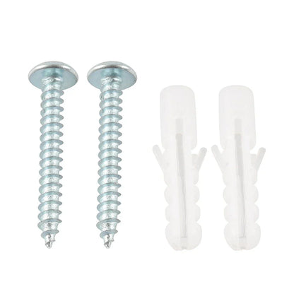 12-Inch White Metal Support Brackets for Closet Shelf