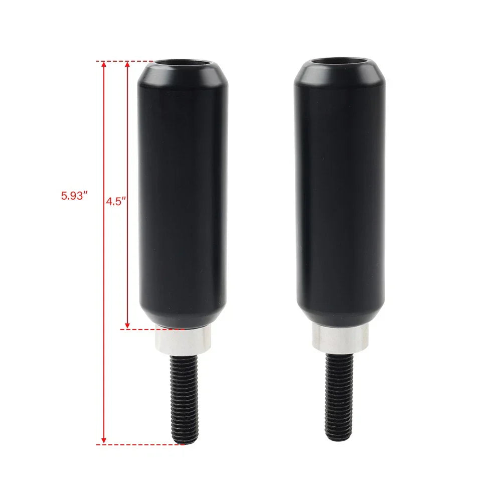 4.5" Crash Bar Shock Mount Frame Sliders for Harley Sportster 883 1200 (2004-2023)