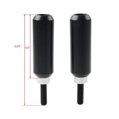 4.5" Crash Bar Shock Mount Frame Sliders for Harley Sportster 883 1200 (2004-2023)