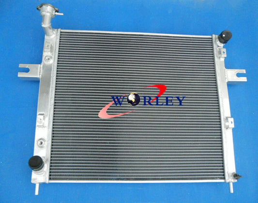 Aluminum Radiator + Fan for Jeep Grand Cherokee 4.0L L6 (1999-2005)