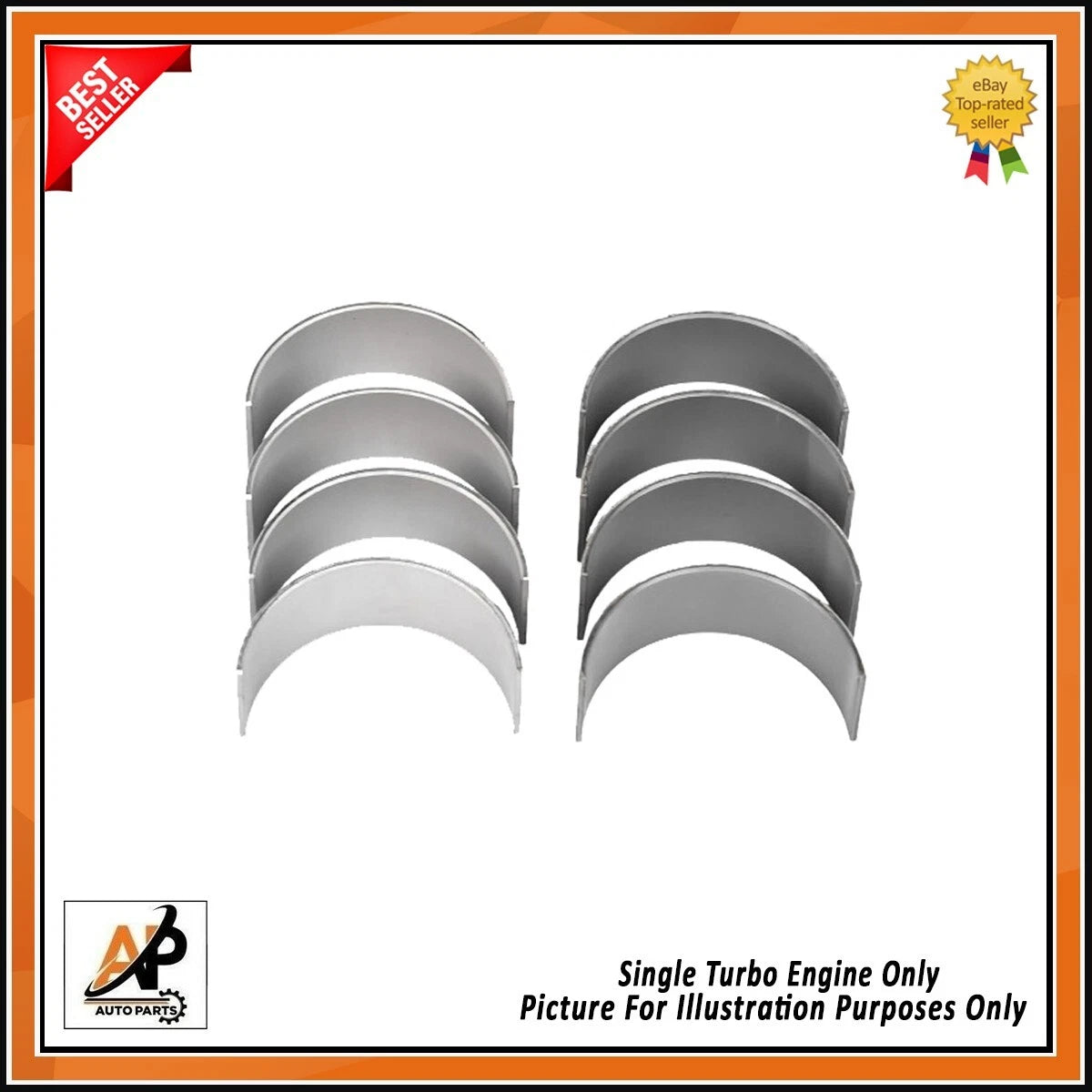 Big End Conrod Bearings 0.25 Replacement for Land Rover Range Rover Sport (2014–2022)