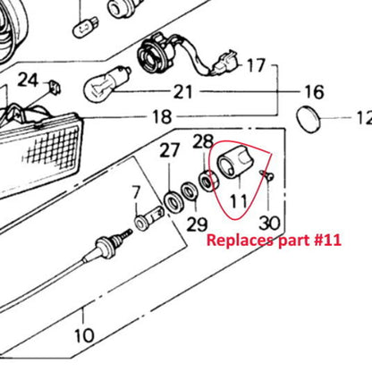Headlight Adjustment Knobs for Honda GL1500 Goldwing (1988-2000)