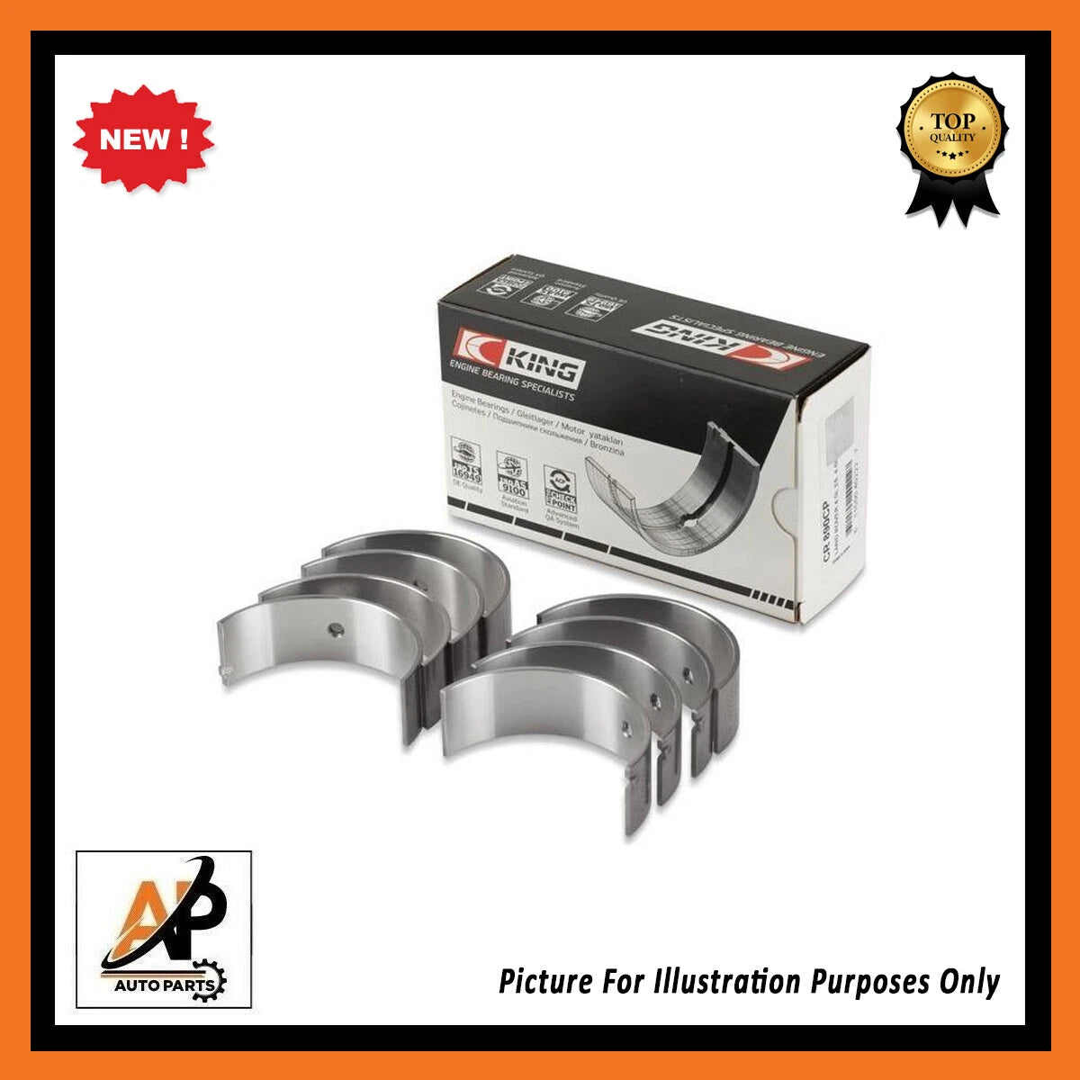 Big End Bearings Standard Size Replacement for Mazda 2.3 L3X (2016–2025)