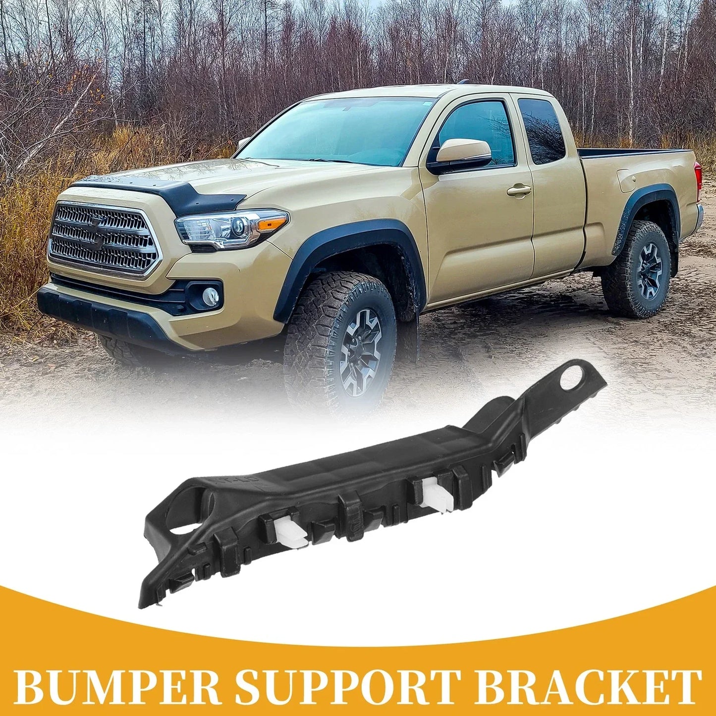 LH Front Bumper Support Bracket for Hyundai Elantra (2011-2016) 1 x Pc