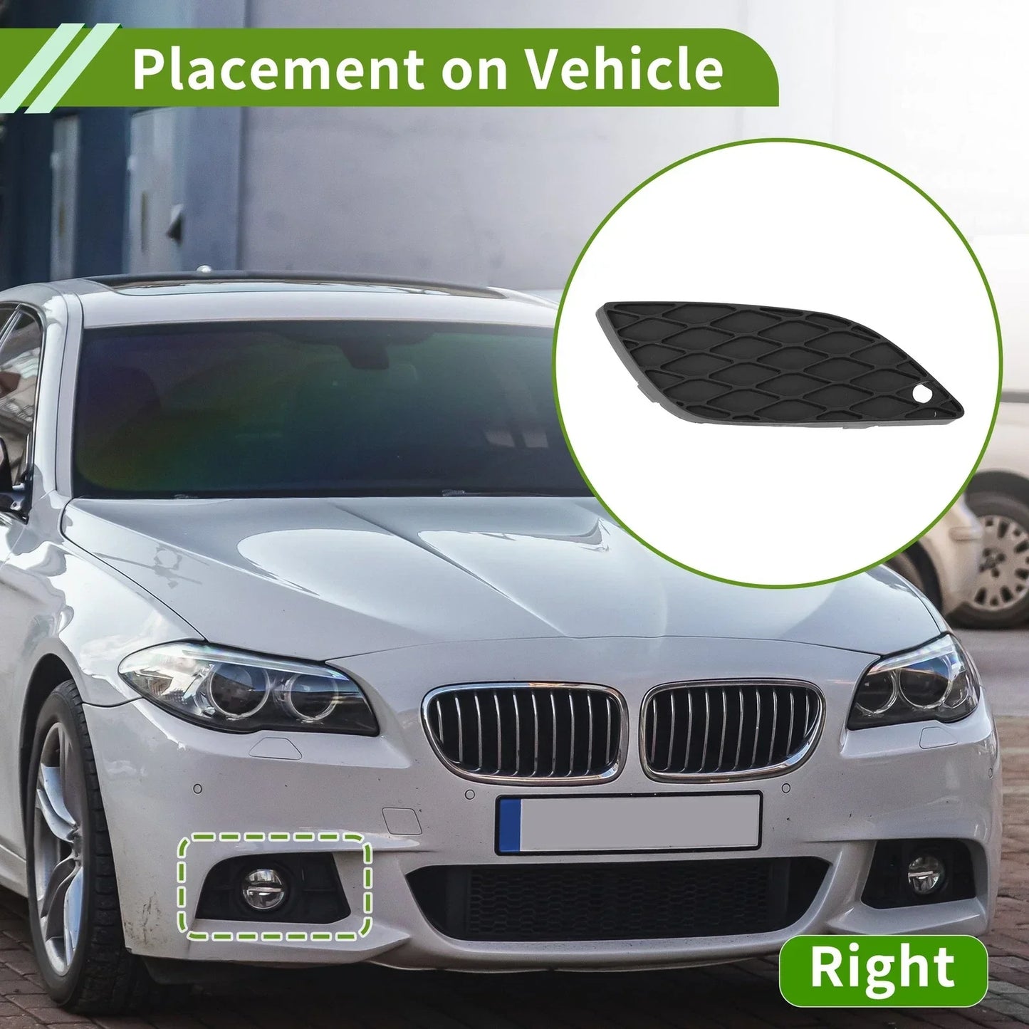 Front Right Fog Light Grill for Mercedes Benz W251 (2005-2010)