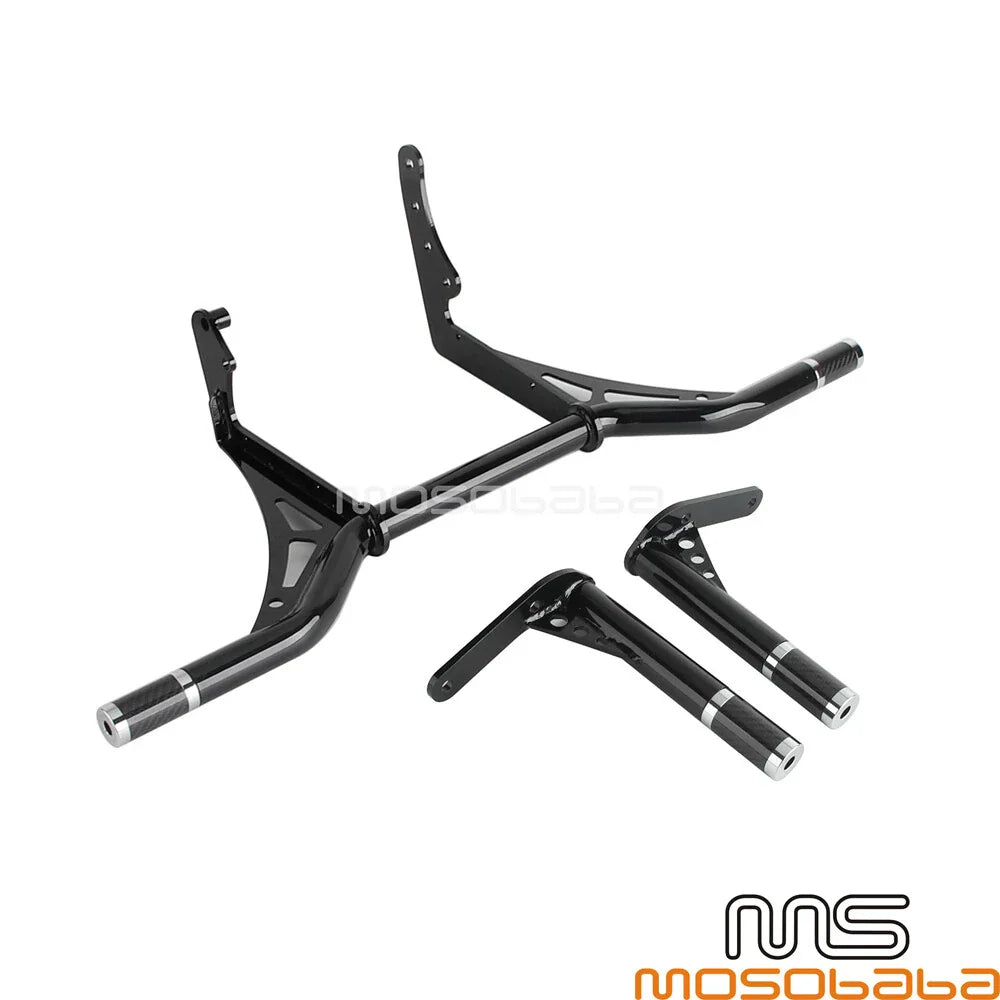 Front Engine Guard Crash Bar & Saddlebag Guard for FXLRST (2022-2024)