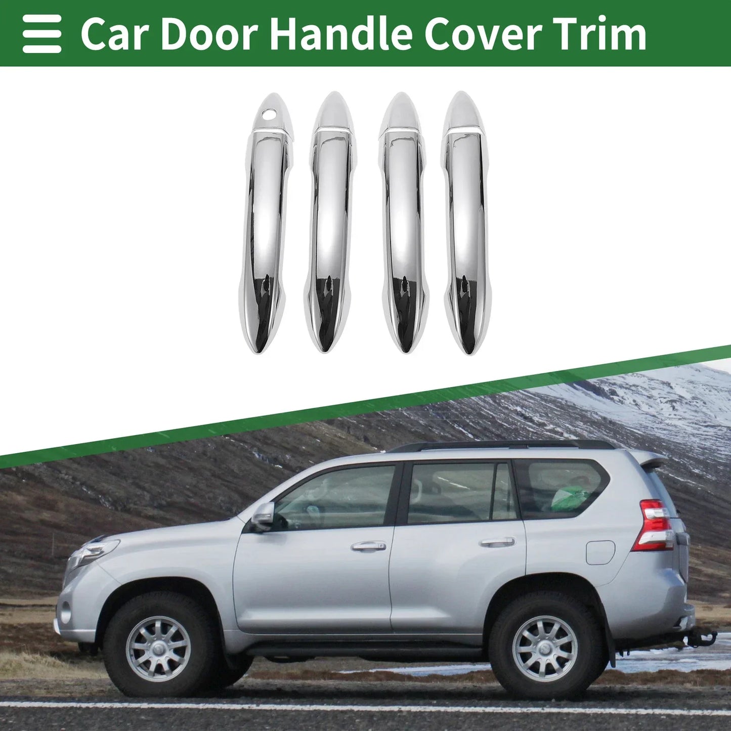 Car Door Handle Cover Trim for Honda Accord (2018-2023) Silver Tone