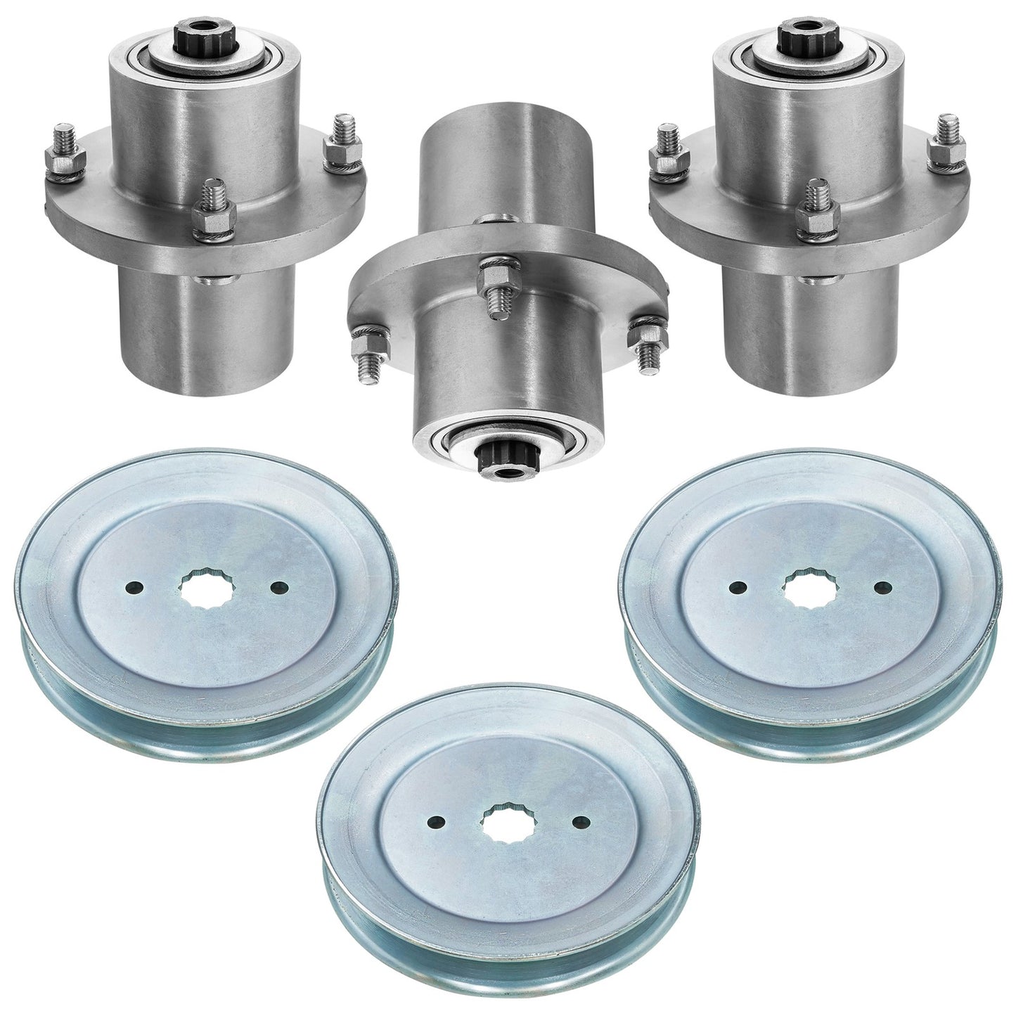 Deck Spindle Assembly with Pulley for Hustler FasTrak SDX (2020–2024)