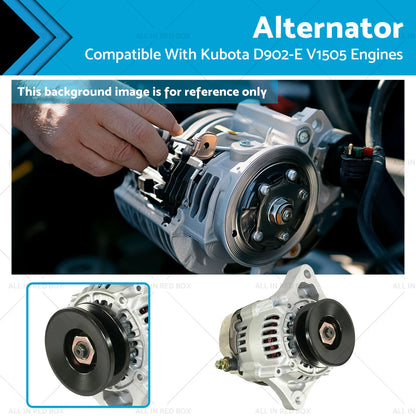 12V 40A Alternator for Kubota D902-E V1505 Engines (1984-2007)