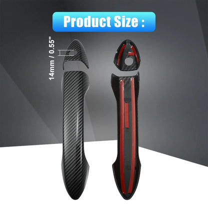 Door Handle Covers for Honda Accord & Honda Pilot - Carbon Fiber Pattern