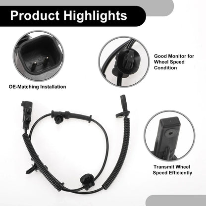 ABS Wheel Speed Sensor Kit for Dodge - 1 x Rear Left/Right ()