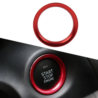 Red Engine Start Push Button Ring Trim for Mazda 3, 6, CX-5 (2014-2023)