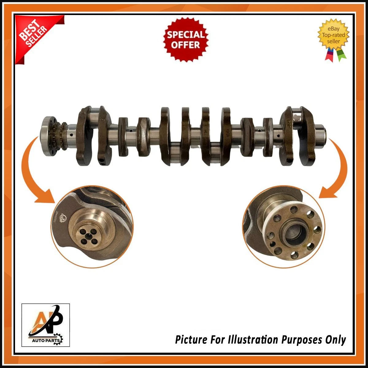 Crankshaft Rebuilt Engine for BMW X3 X4 X5 X6 40d (2015–2024)