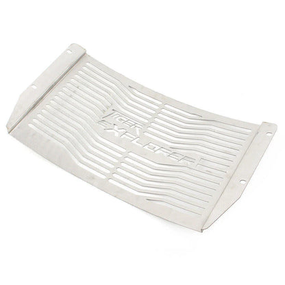 CNC Radiator Guard Protector Silver Grill Cover for TIGER 1200 EXPLORER (2012-2017)