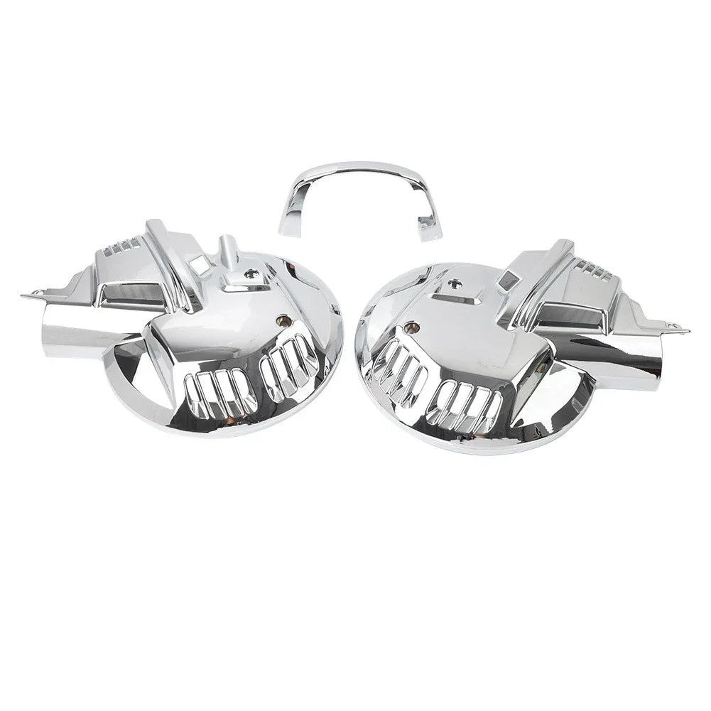 Chrome Front Brake Rotor Disc Covers for Honda Goldwing GL1500 88-00