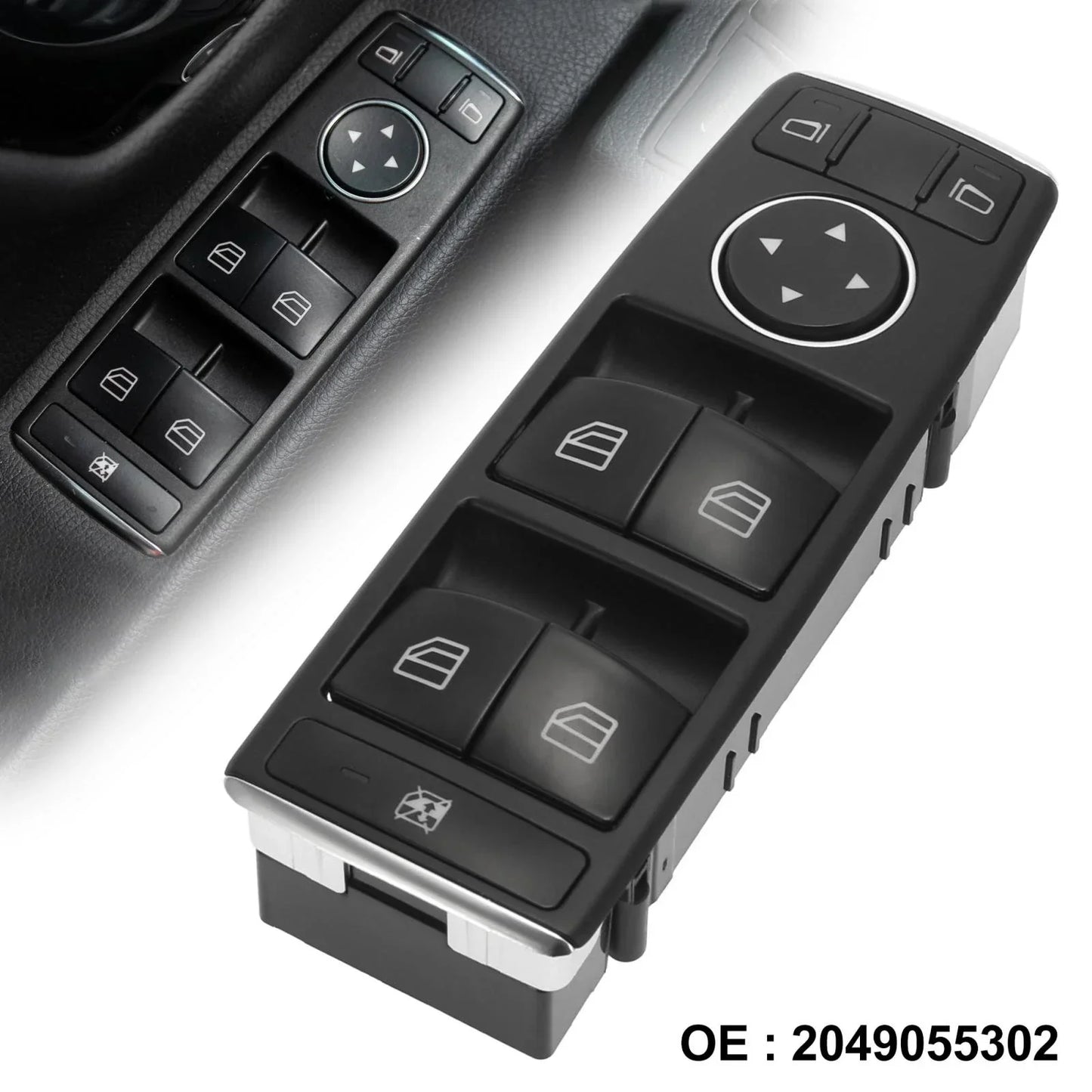 Master Driver Side Power Window Switch for Mercedes-Benz GLK280 (2009)