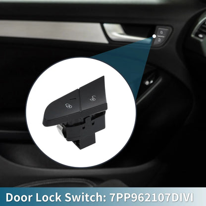 Front Left Door Central Lock Switch for Porsche Cayenne (2011-2018)
