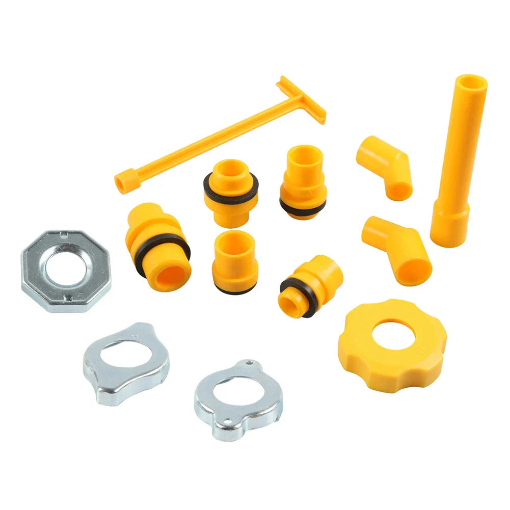 15 Pcs Auto Fluid Oil Spill Proof Radiator Coolant Filling Funnel Kit