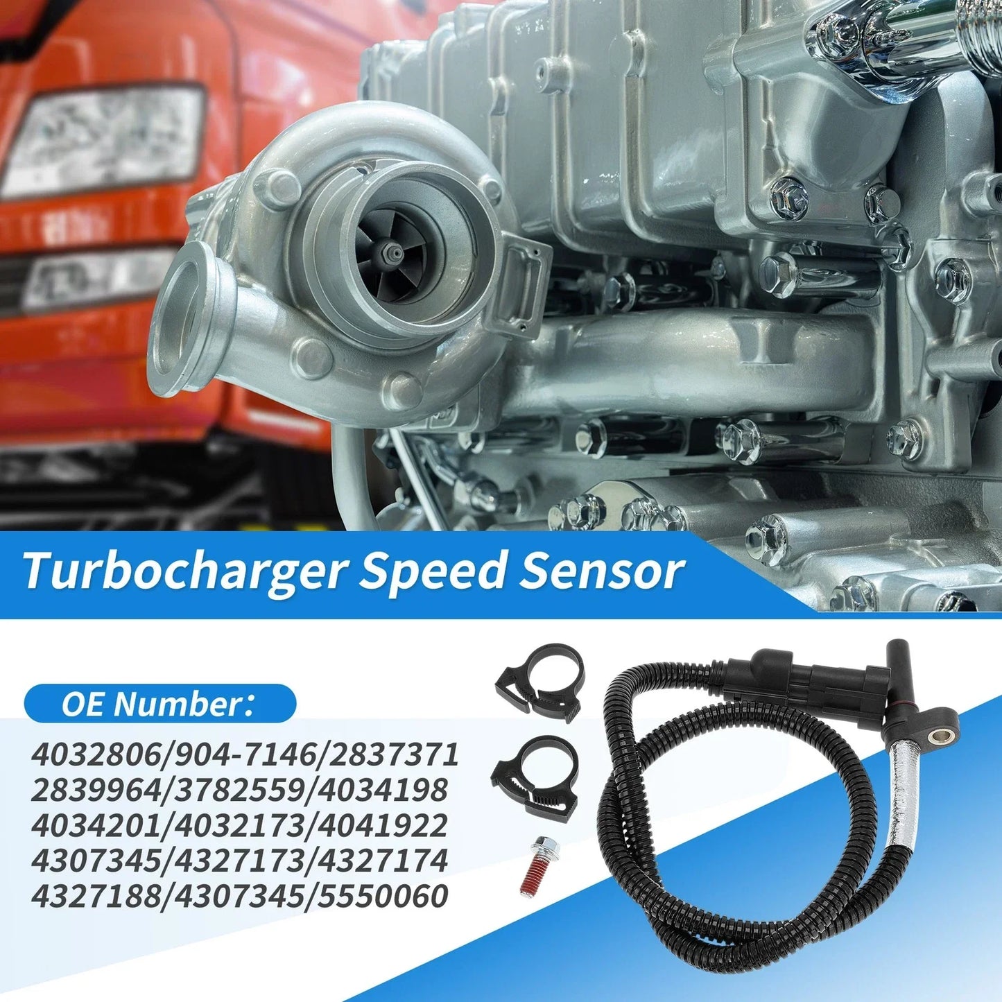 Turbocharger Speed Sensor for Dodge Ram 2500 6.7L Diesel (2013-2018)