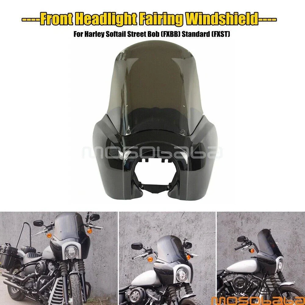 Headlight Windshield Set for Harley Softail Street Bob (2018-2021)