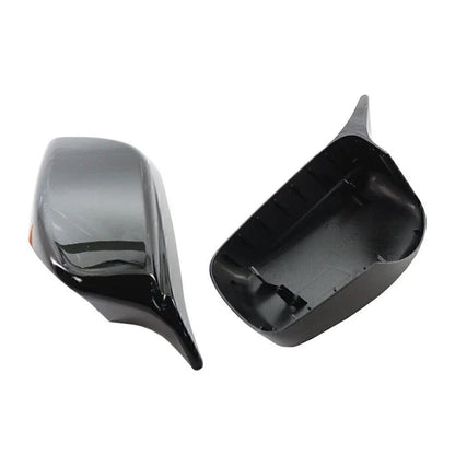 Rear View Mirror Cover Trim Black for BMW E60 E61 (2004-2007)
