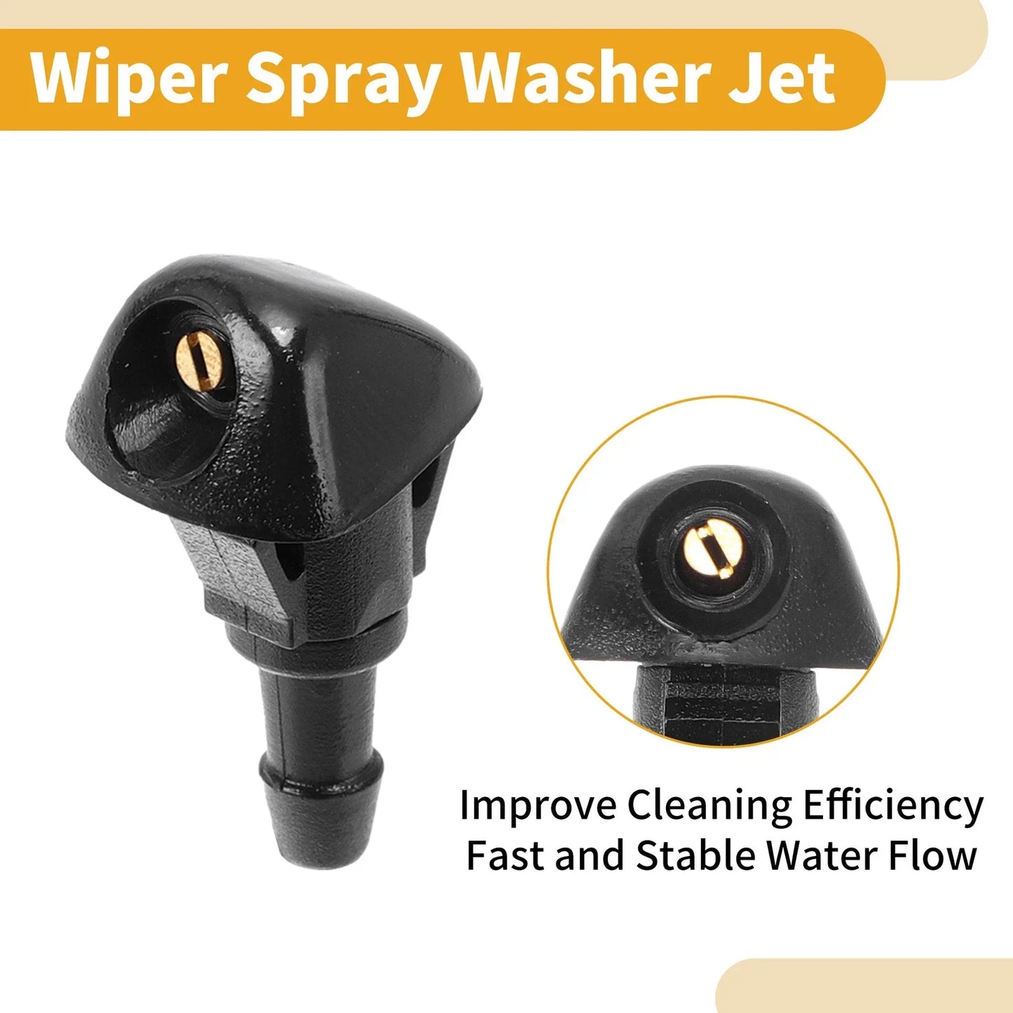 Windshield Washer Nozzle Kit for Honda Civic MK6 MK7 (1992-2005)