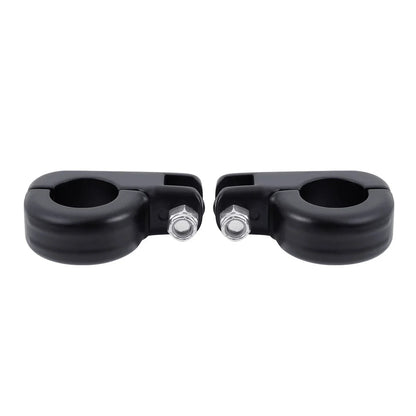 Matte Black 1.25" Highway Bar Footpegs for Harley Sportster XL 883 1200 (2004-2023)
