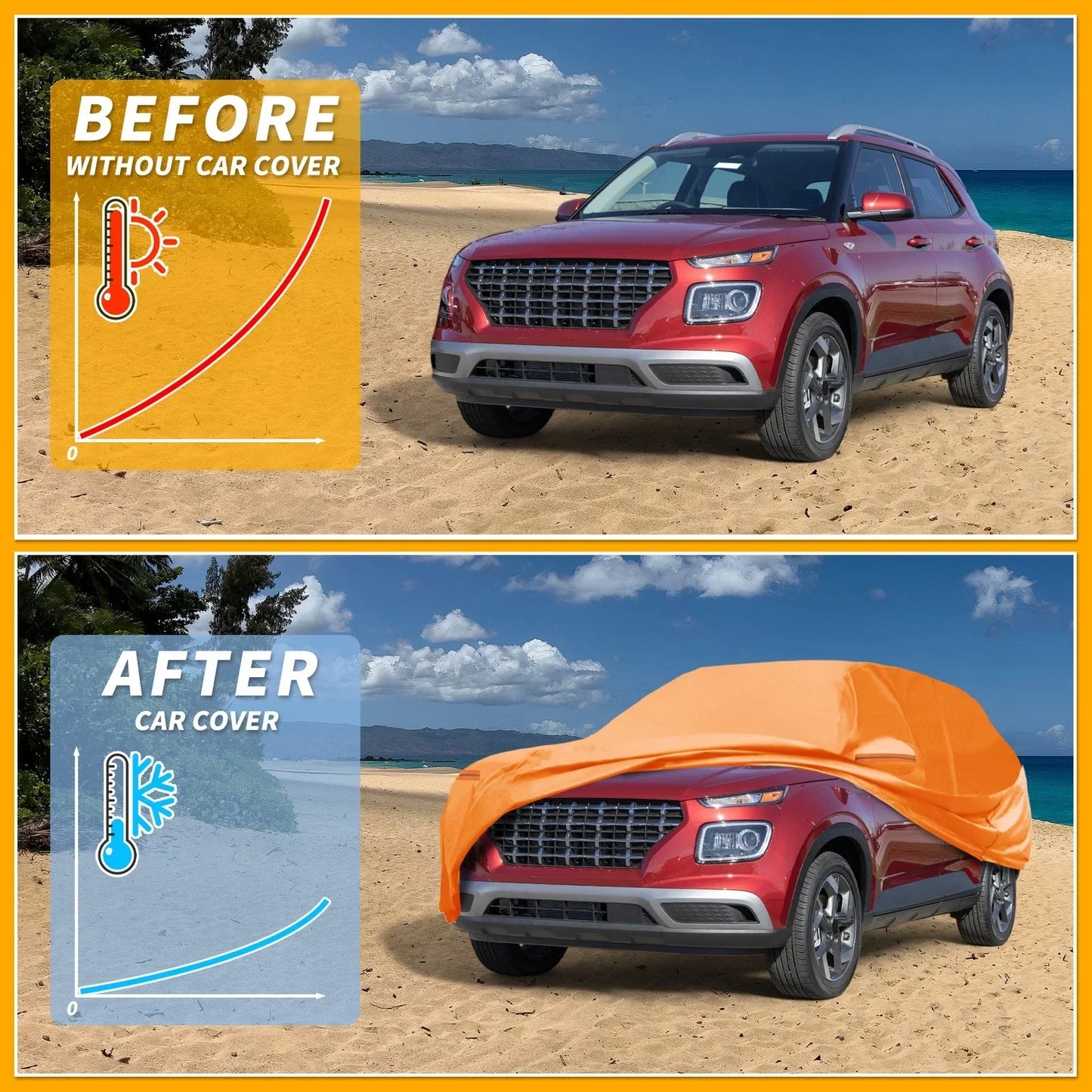 Waterproof All Weather Car Cover for Hyundai Venue (2020-2023)
