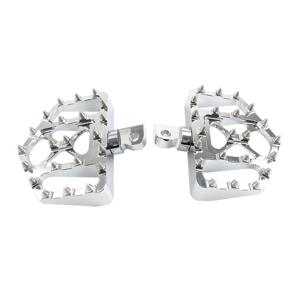 Wide MX Style Footpegs for Harley Touring Sportster Softail Dyna
