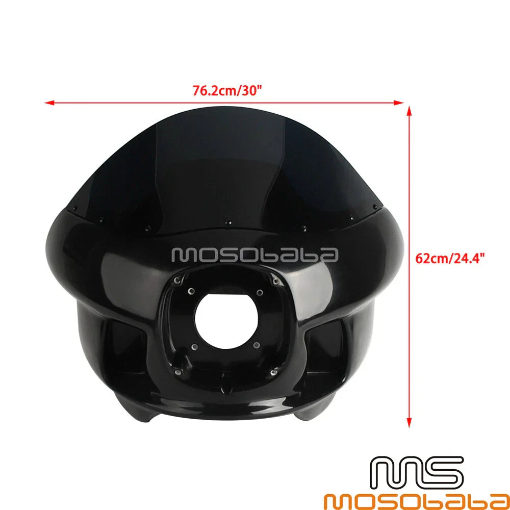 Upper Fairing, Windshield & LED Headlight for Harley Softail FXBBS FXLRST (2018-2023)