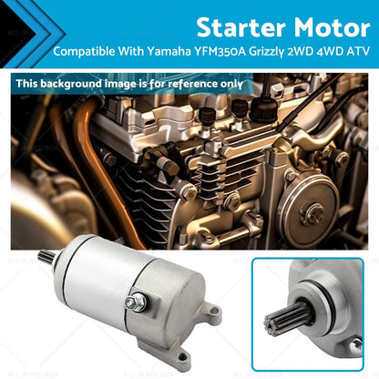 Starter Motor for Yamaha YFM350A Grizzly (2007-2009, 2013-2014)