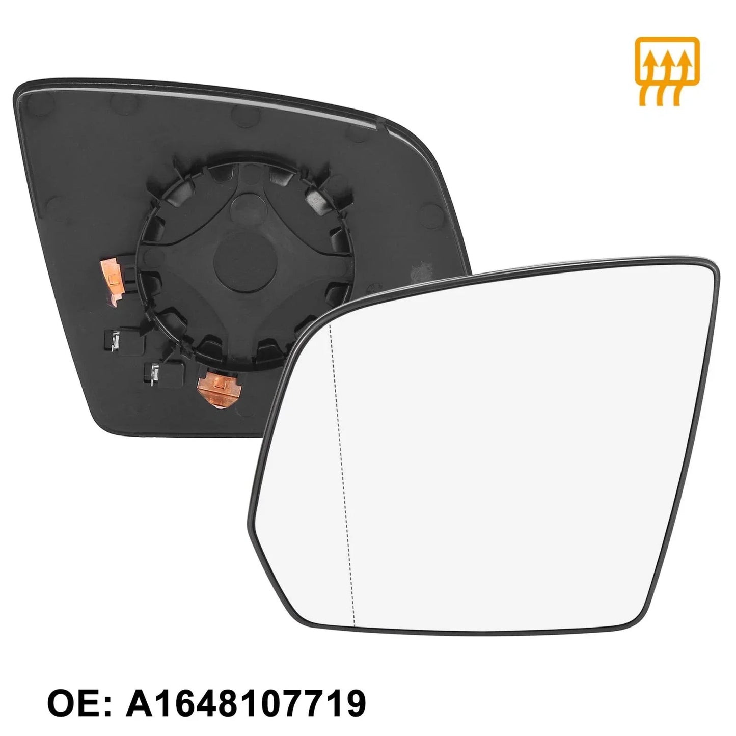 Heated Left Rearview Mirror Glass for Mercedes-Benz M-Class (2006-2011)