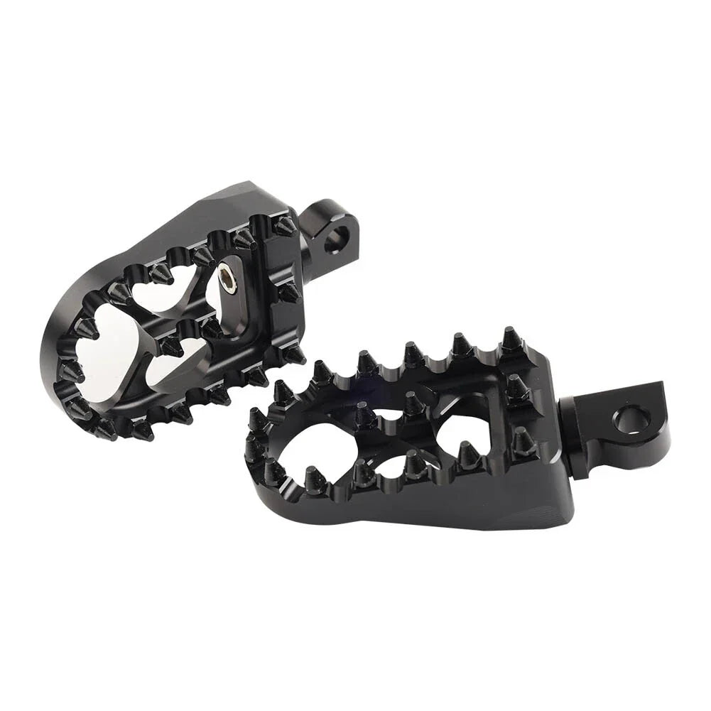 CNC Wide Fat Foot Pegs for Harley Dyna, Sportster, Fatboy