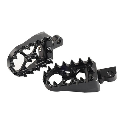 CNC Wide Fat Foot Pegs for Harley Dyna, Sportster, Fatboy