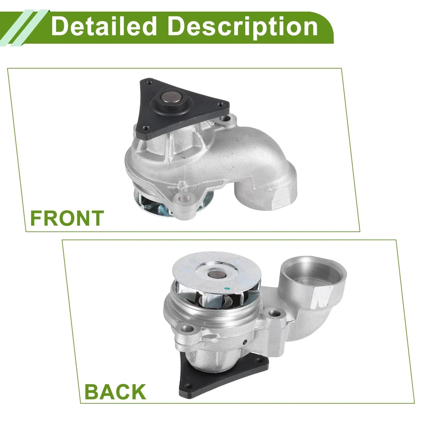 Engine Water Pump for Hyundai Elantra 2005-2011 Cooling System Replacement