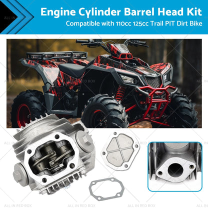 Engine Cylinder Barrel Head for 110cc 125cc Trail PIT Bike Quad Dirt