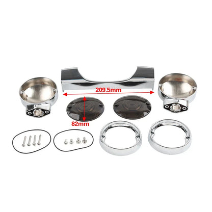 8.25" Rear Turn Signal Light Bar Lens for Harley FLST FLSTN FLHTC
