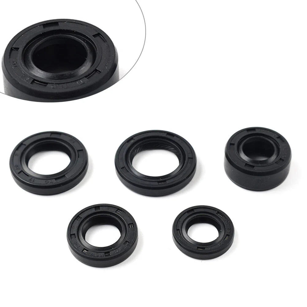 5Pcs Engine Oil Seal Kit for Honda TRX70 TRX90 ATC70 C70 CL70 CRF50 Z50