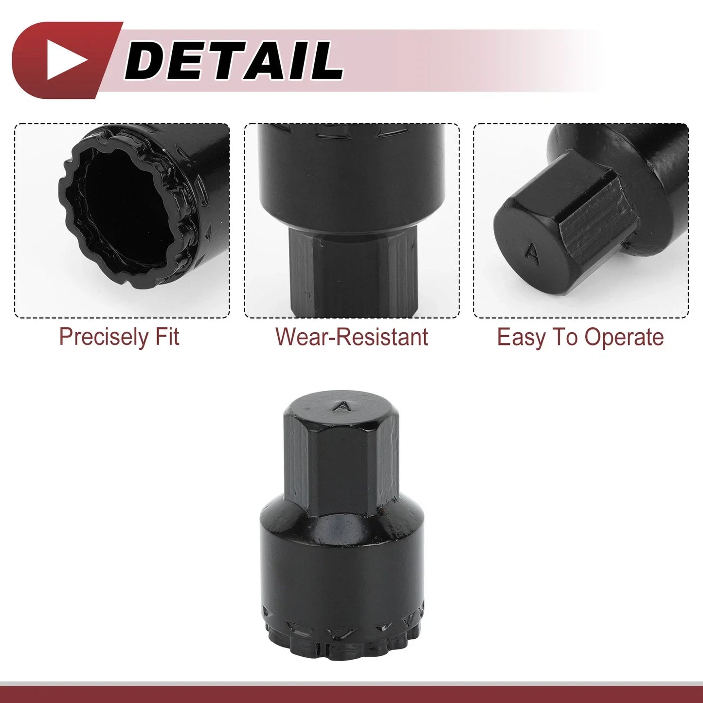 Wheel Lock Lug Nut Anti-theft Key Socket for Mercedes Benz GLE450 GLS350