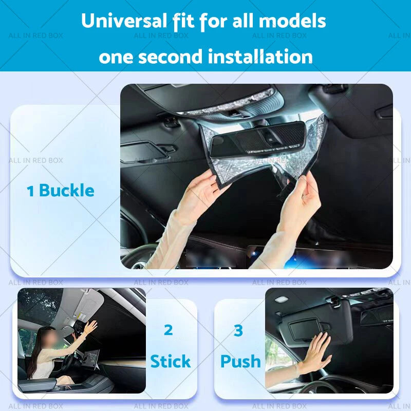 6 Layer Thick WindScreen Sun Shade for Ford Everest (2020-2024)