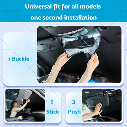 6 Layer Thick WindScreen Sun Shade for Ford Everest (2020-2024)