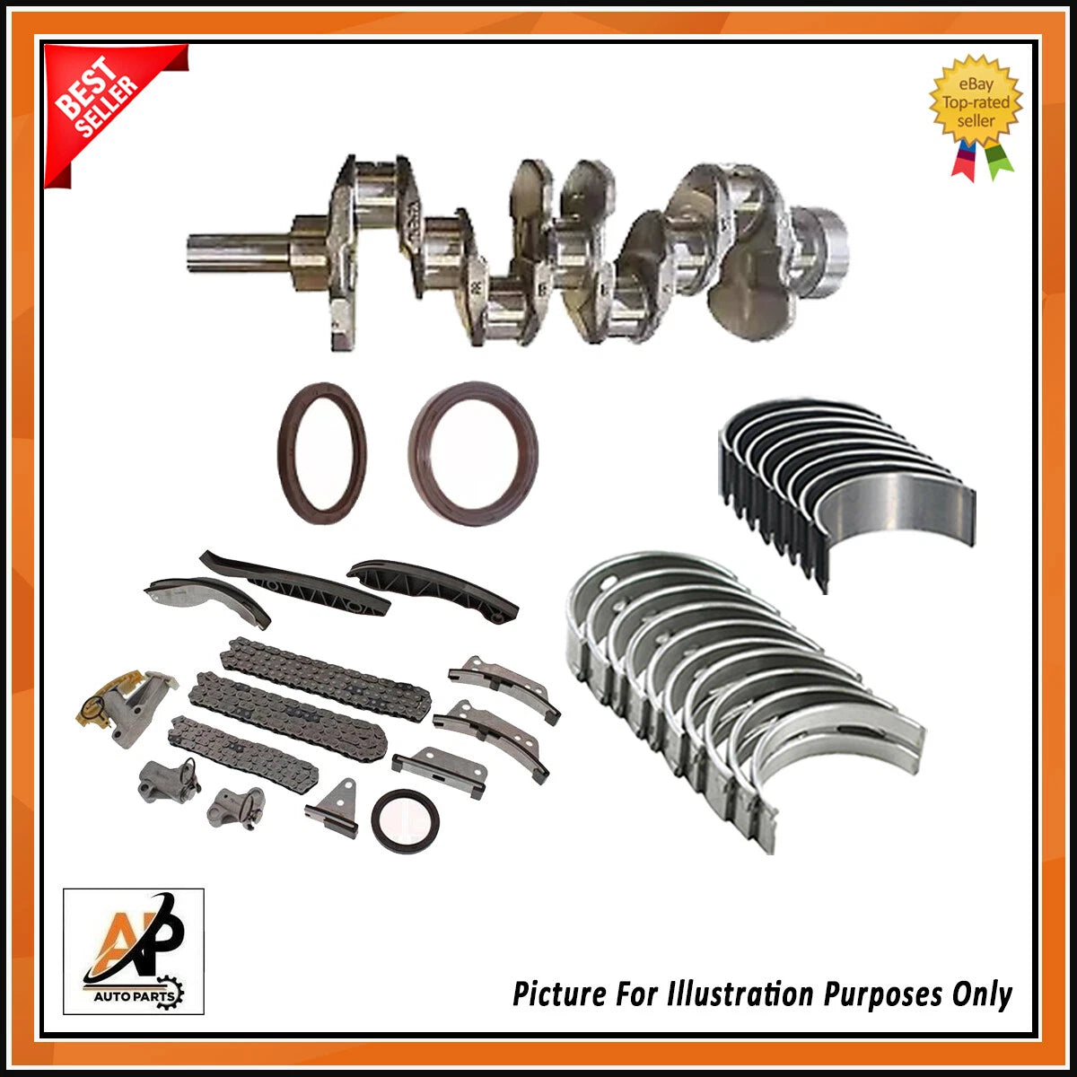 Forged Crankshaft for Hyundai D4CB 2.5 Diesel Engine Rebuild (2008–2016)