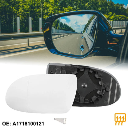 Heated Left Side Rearview Mirror Glass for Mercedes-Benz SL500 SL550 (2003-2009)