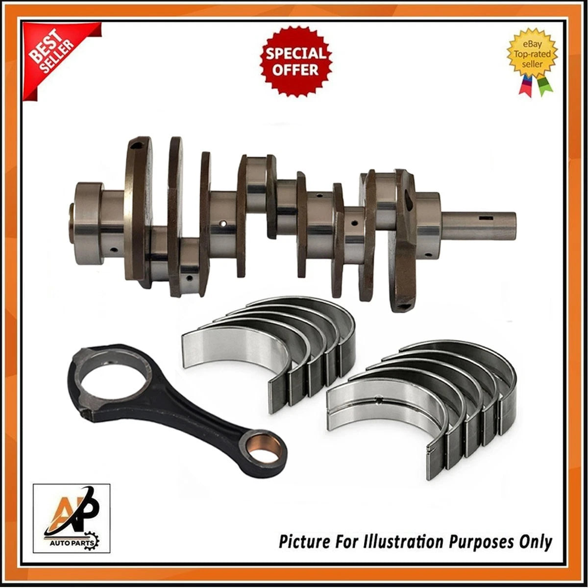 Crankshaft Rebuild Kit for Mercedes-Benz Sprinter C E M Class OM642 (2006–2015)