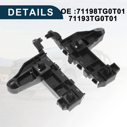 Front Bumper Retainer Bracket 2 x for Honda Jazz (2015-2020)