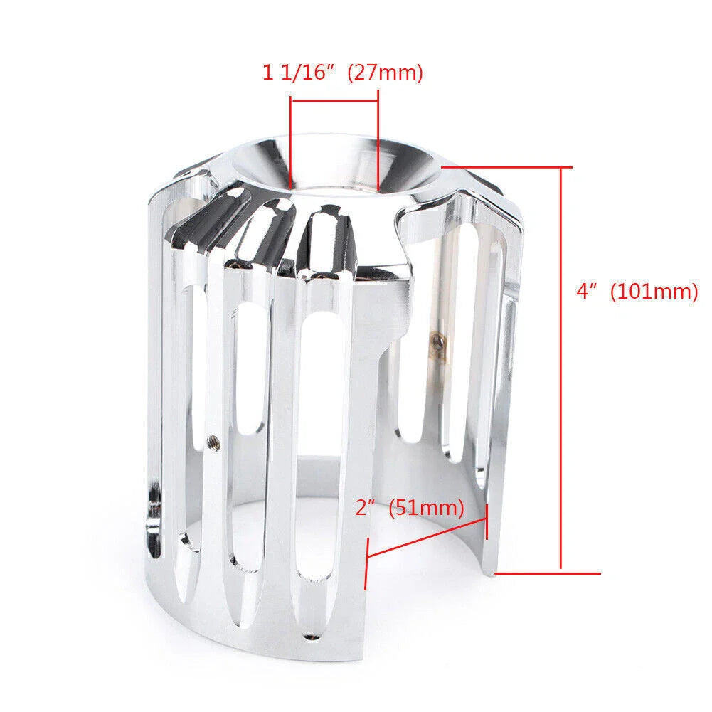Chrome Edge Oil Filter Cover Trim for Harley Touring Road King Glide (2009-2023)