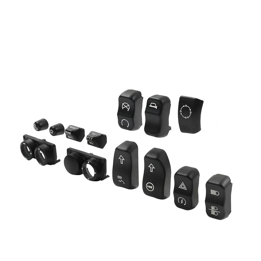 Hand Control Switch Housing Button Cover for Harley Touring FLHTC FLHX (14-23)