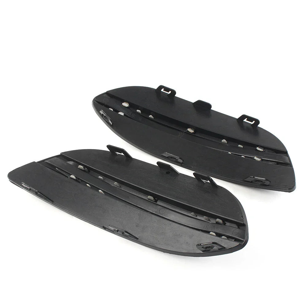 Fog Light Covers for Mercedes Benz C Class W205 C300 (2015-2018) Black